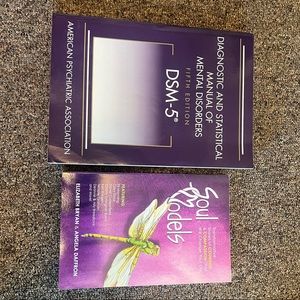 Set of 2 books for mental health education
